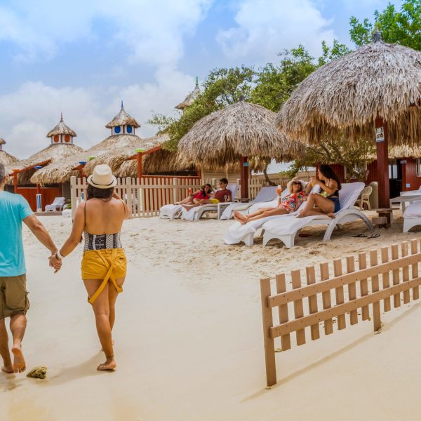 a group of people walking in the snow